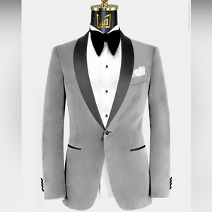 Gentleman’s club grey & black tux jacket